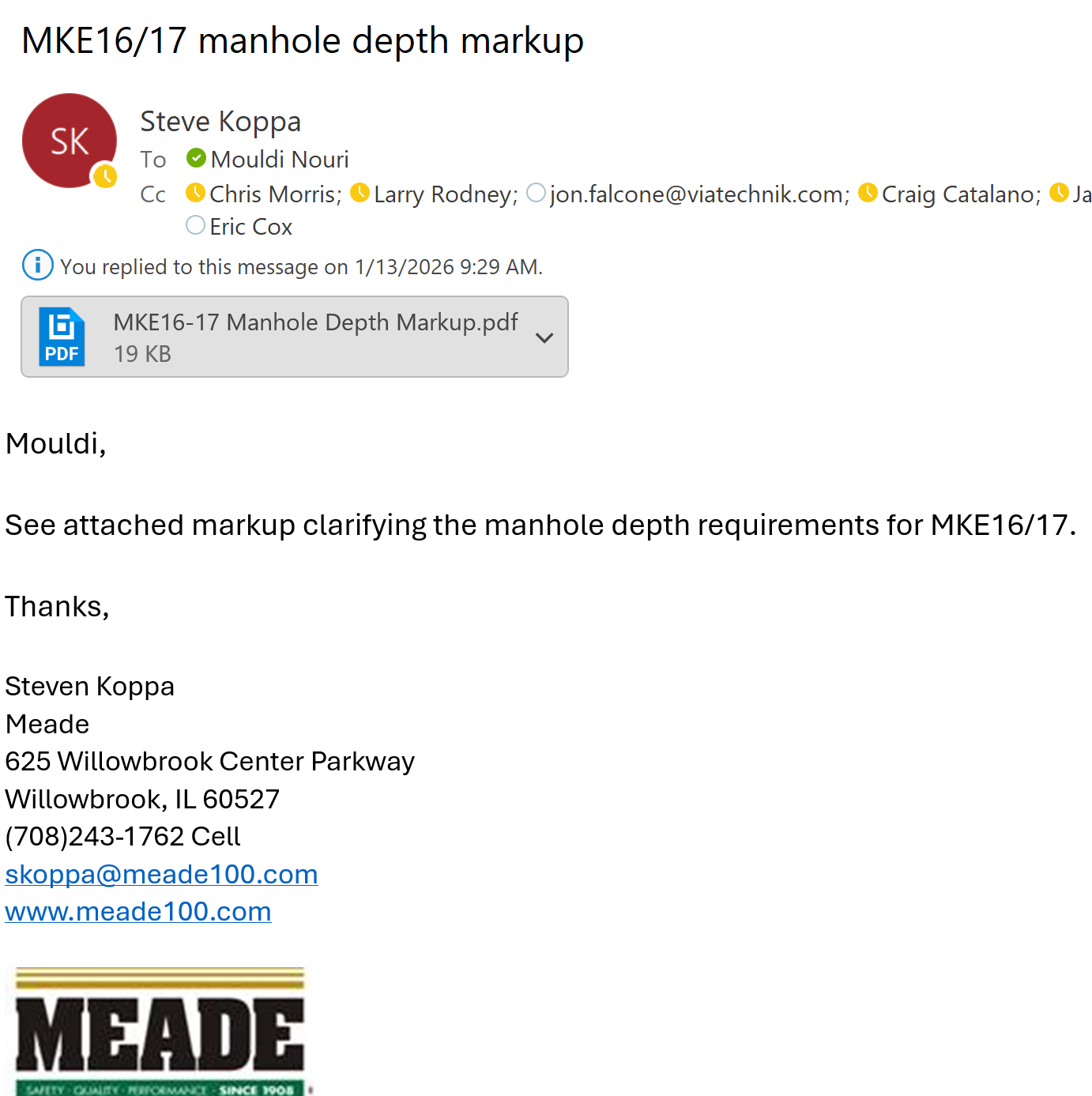 Manhole structure markup